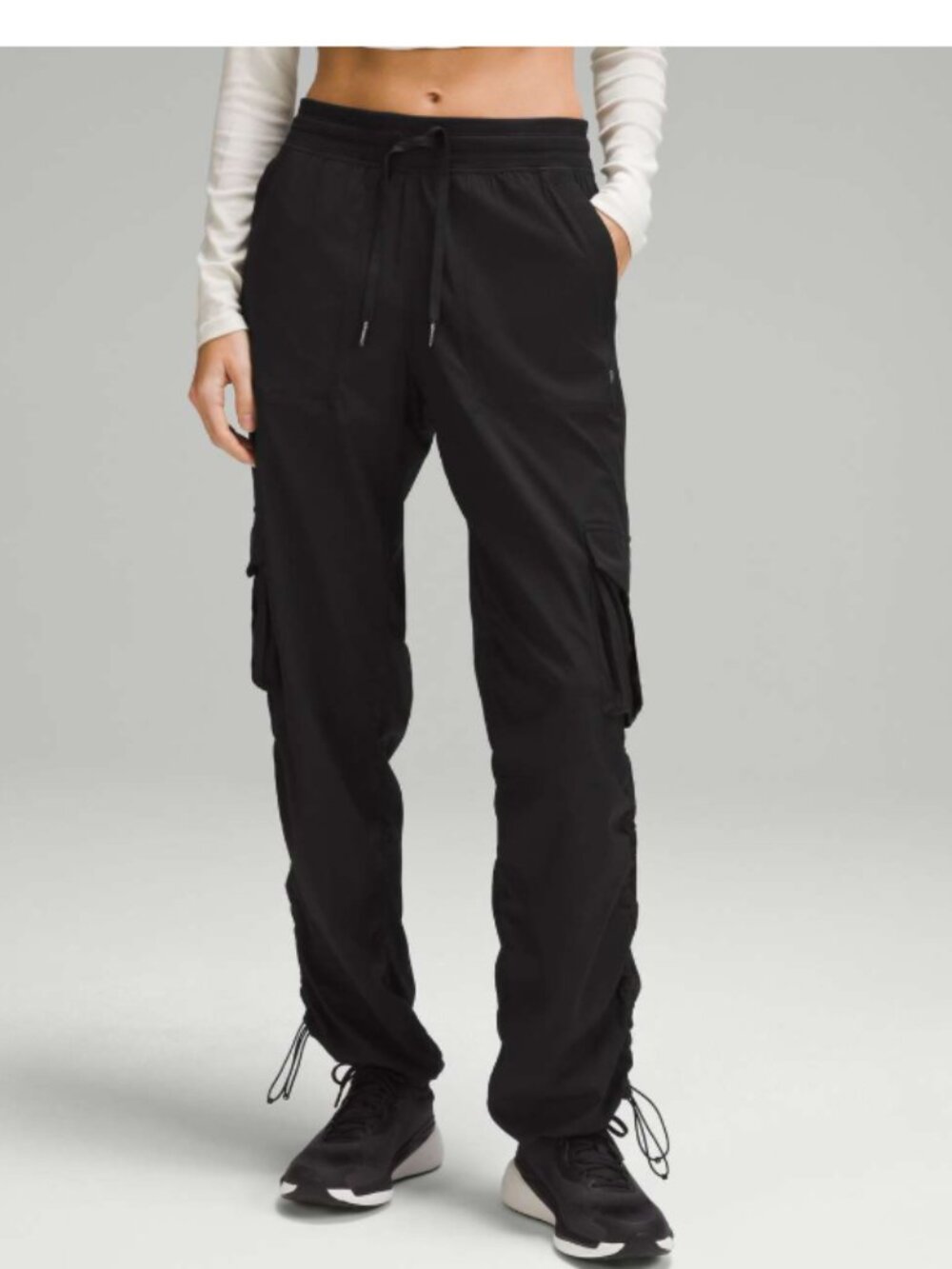 Lululemon Dance Studio Relaxed-Fit Mid-Rise Cargo Pant XXS Black Night